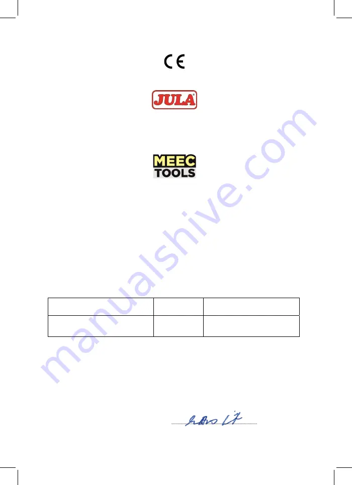 Jula Meec tools 001180 Operating Instructions Manual Download Page 3