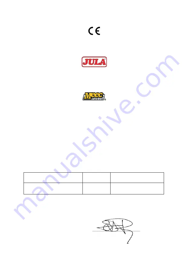 Jula Meec tools 003854 Operating Instructions Manual Download Page 3