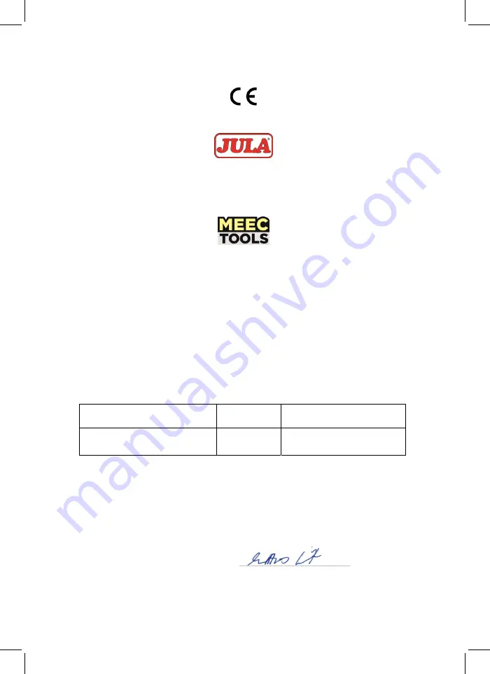 Jula Meec tools 011221 Operating Instructions Manual Download Page 3