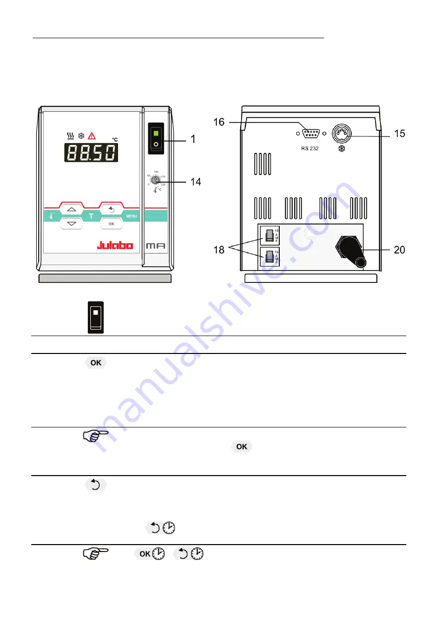 Julabo MA-12 Operating Manual Download Page 14