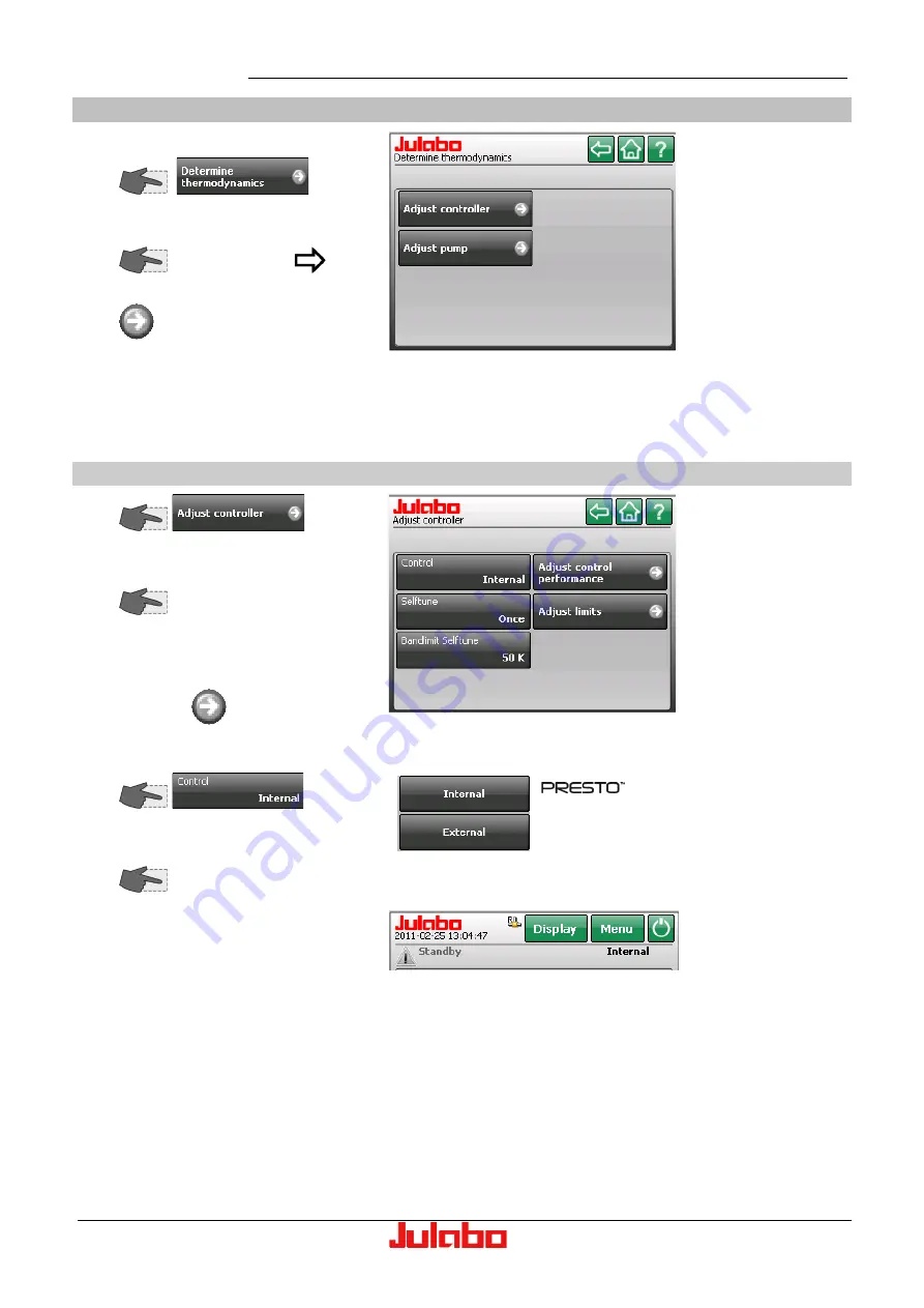 Julabo Presto Series Operating Manual Download Page 23