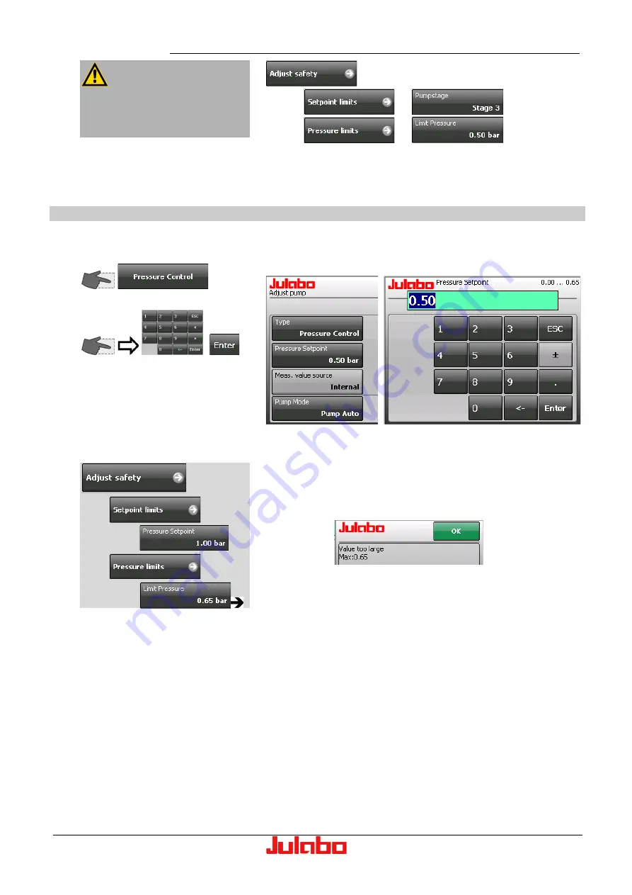 Julabo Presto Series Operating Manual Download Page 31