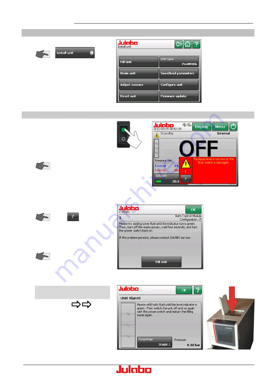 Julabo Presto Series Operating Manual Download Page 79