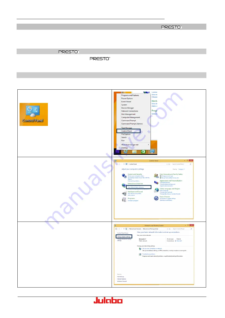 Julabo Presto Series Operating Manual Download Page 118