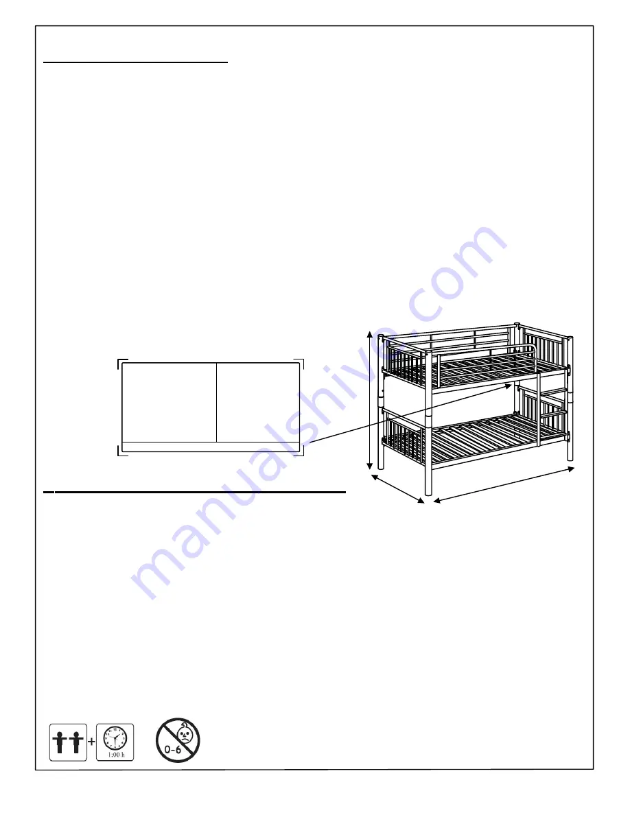 Julian Bowen Limited Atlas Bunk Bed - Gloss White Скачать руководство пользователя страница 4