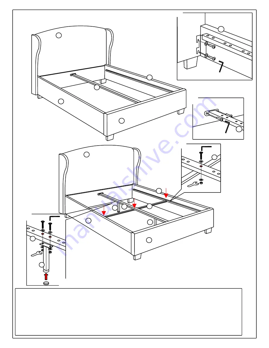 Julian Bowen Limited Blenheim Velvet Wing Bed Скачать руководство пользователя страница 6