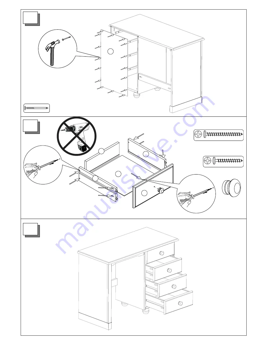 Julian Bowen Limited Pickwick Single Pedestal Dressing Table Скачать руководство пользователя страница 7