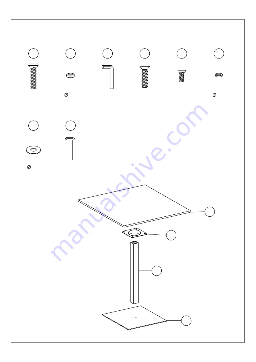 Julian Bowen Limited PISA PIS001 Assembly Instructions Manual Download Page 3