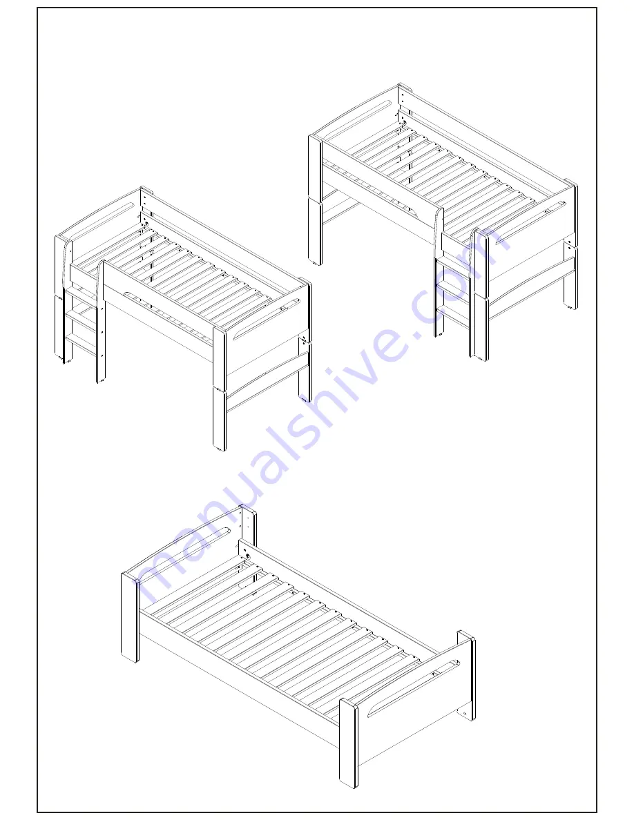 Julian Bowen Limited Pluto Midsleeper Assembly Instructions Manual Download Page 6