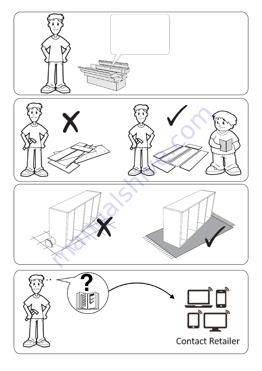 Julian Bowen Limited Round Glass CHE101 Assembly Instructions Manual Download Page 2