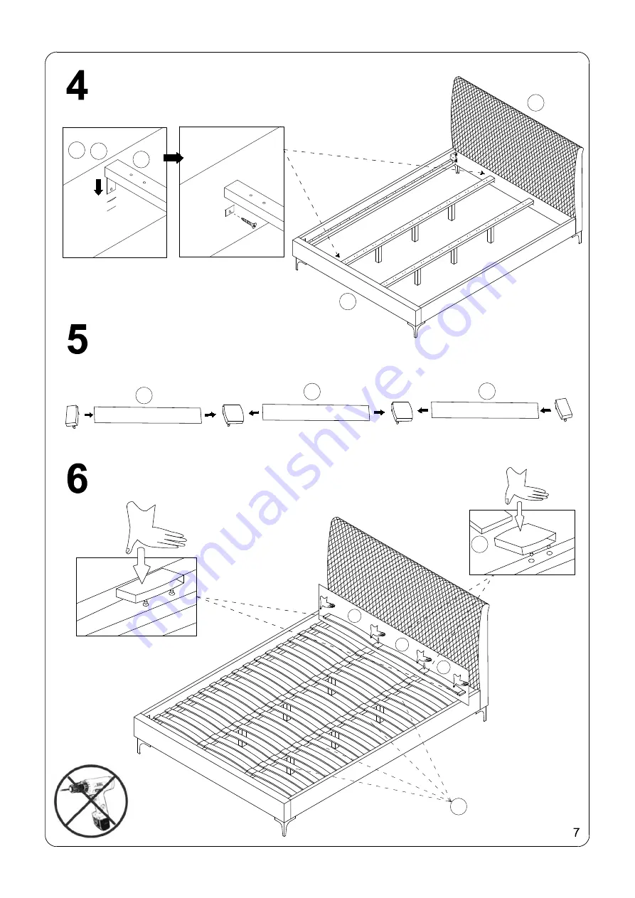 Julian Bowen Limited SAN106 Assembly Instructions Manual Download Page 7