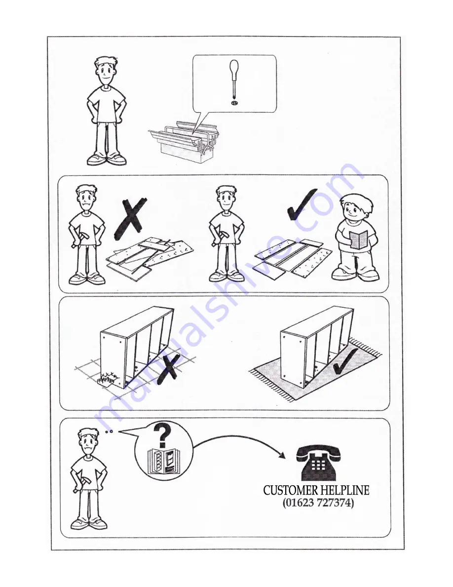 Julian Bowen Limited Santorini Fabric Drawer Bed Assembly Instructions Manual Download Page 2