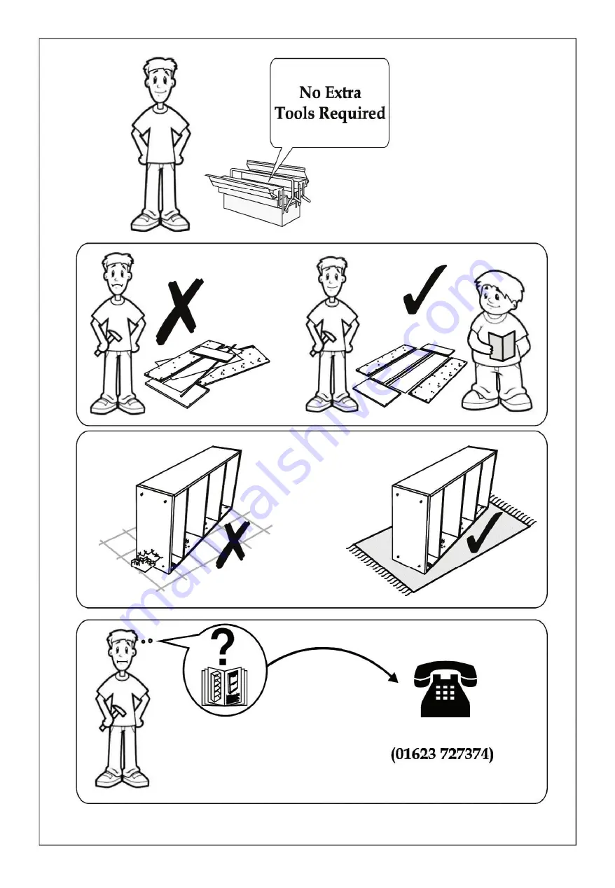 Julian Bowen Limited Shoreditch SHO203 Assembly Instructions Manual Download Page 2