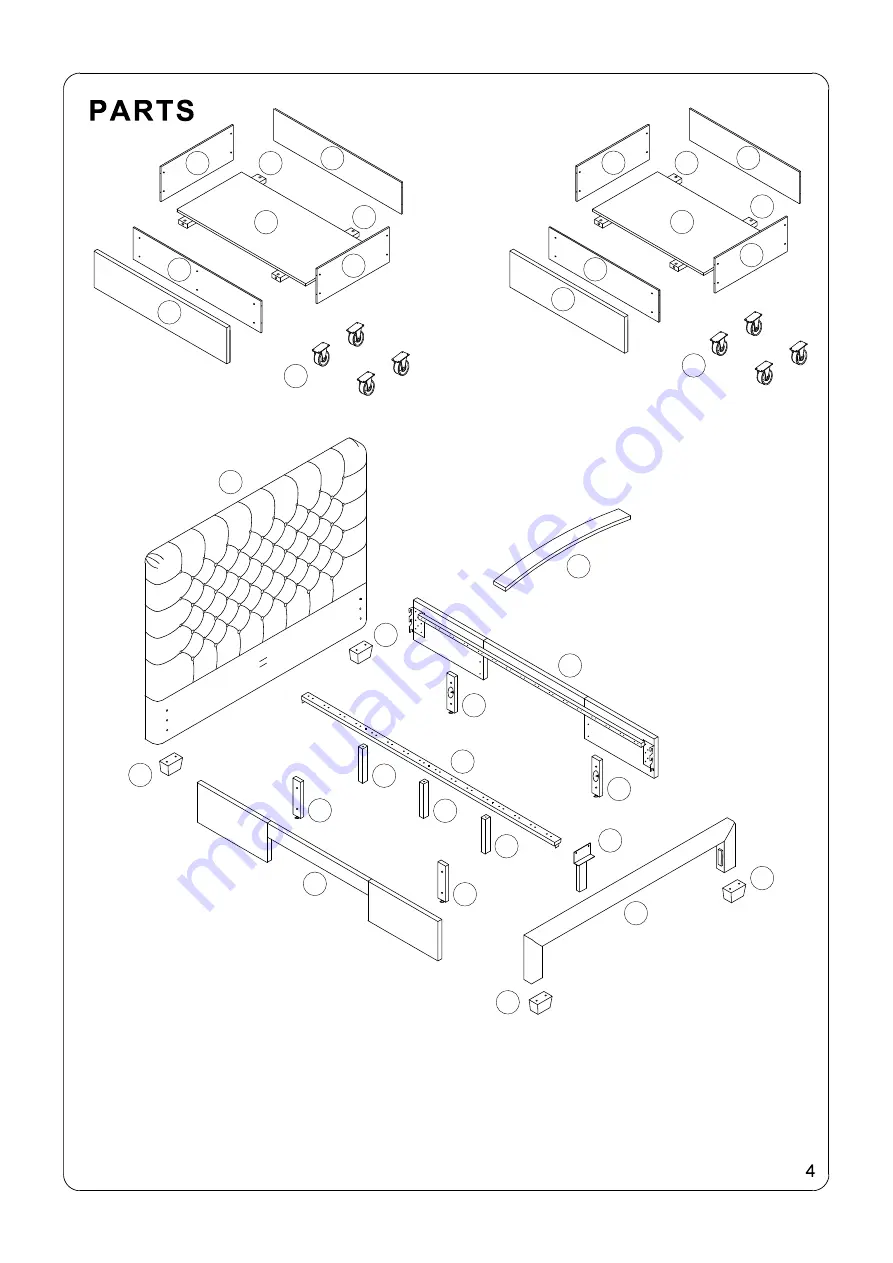 Julian Bowen Limited WIL002 Assembly Instructions Manual Download Page 4