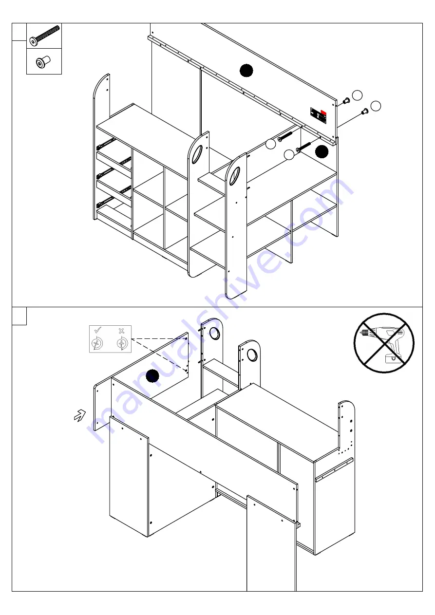 Julian Bowen Saturn Midsleeper SAT001 Assembly Instructions Manual Download Page 32