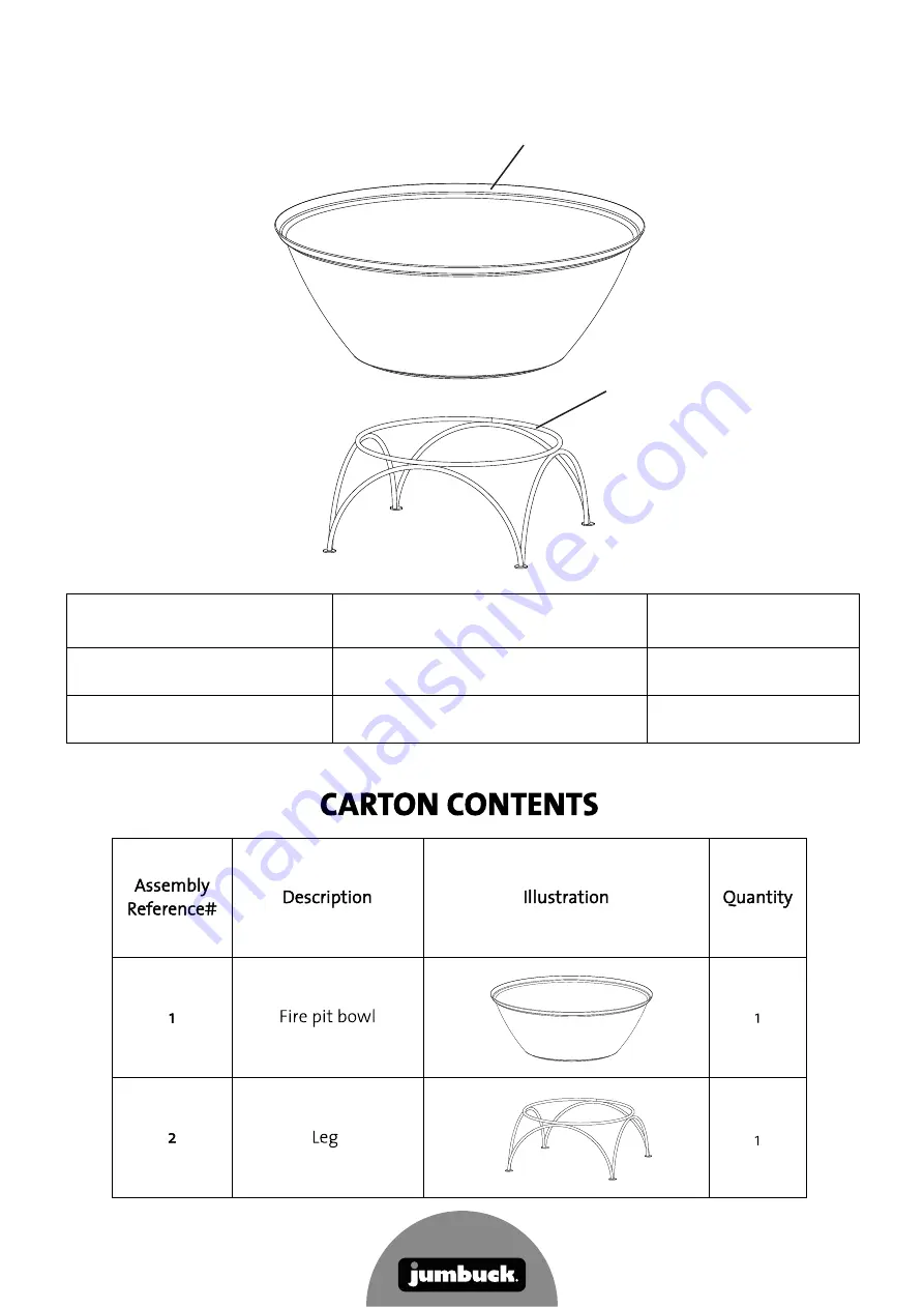 Jumbuck GEN-WT1788 Assembly Instructions Manual Download Page 4