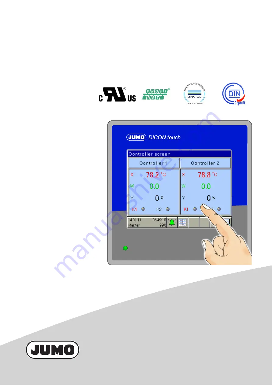 JUMO DICON touch Скачать руководство пользователя страница 1