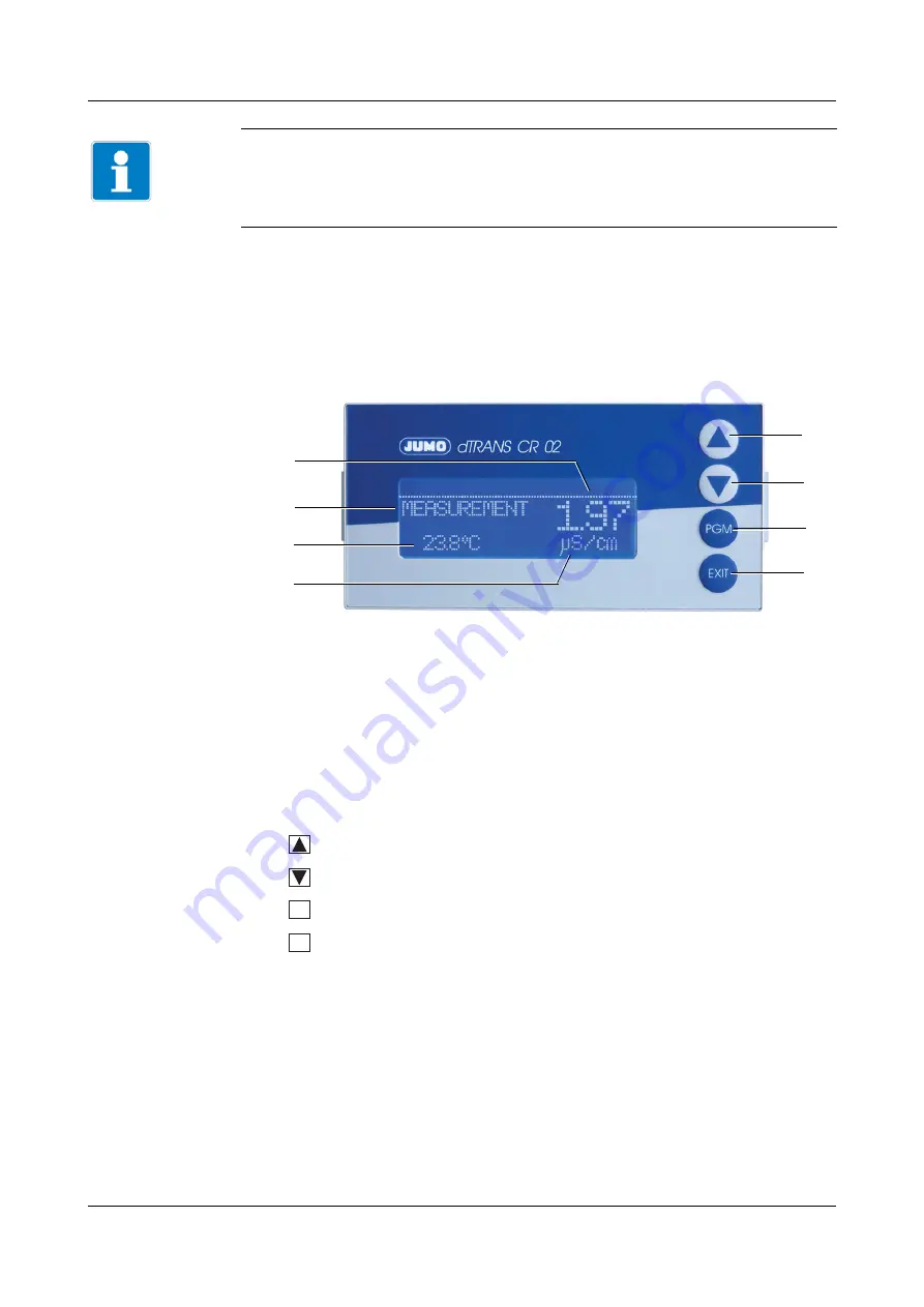 JUMO dTRANS CR 02 Operating Manual Download Page 20