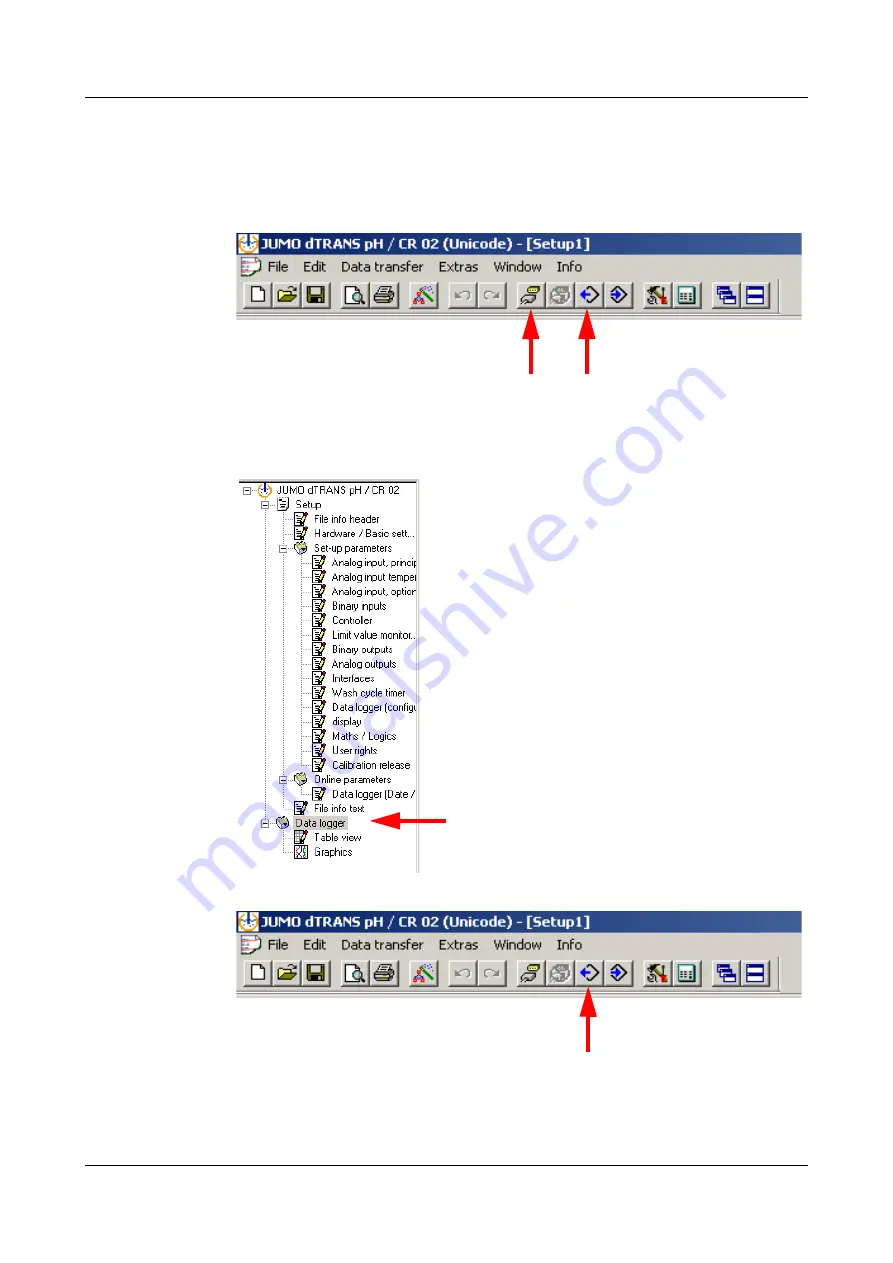 JUMO dTRANS CR 02 Operating Manual Download Page 82