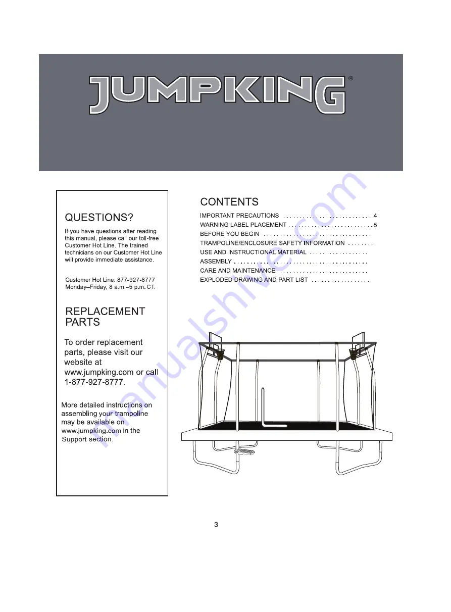 Jumpking JK1015RCBHFTCT User Manual Download Page 3