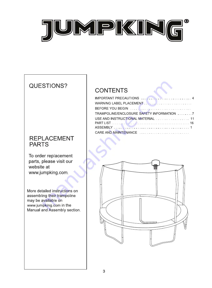 Jumpking JK146PBH Скачать руководство пользователя страница 3