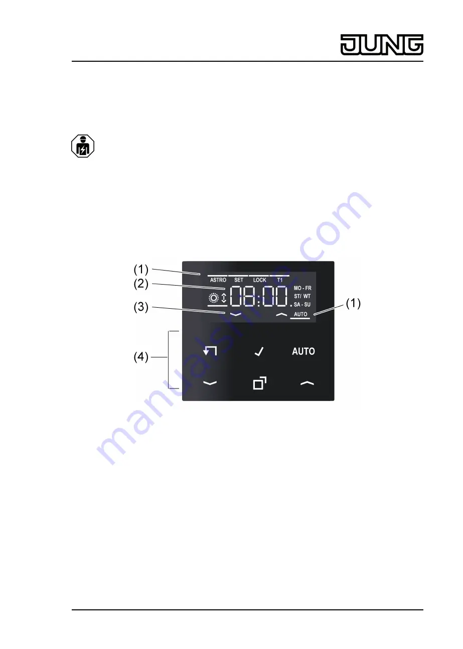 Jung 1750D Series Operating Instructions Manual Download Page 1