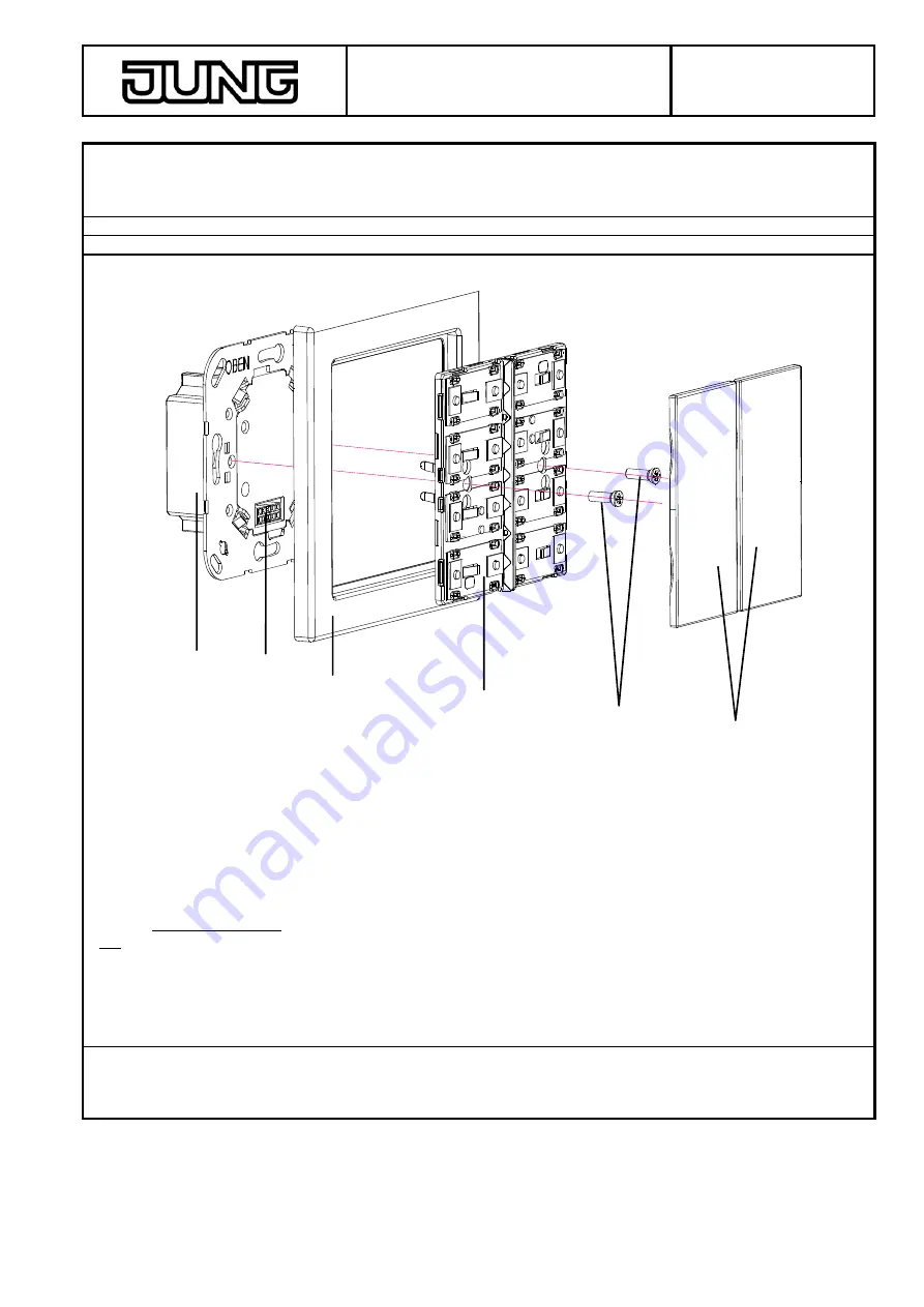 Jung 2072 TSM Product Manual Download Page 2