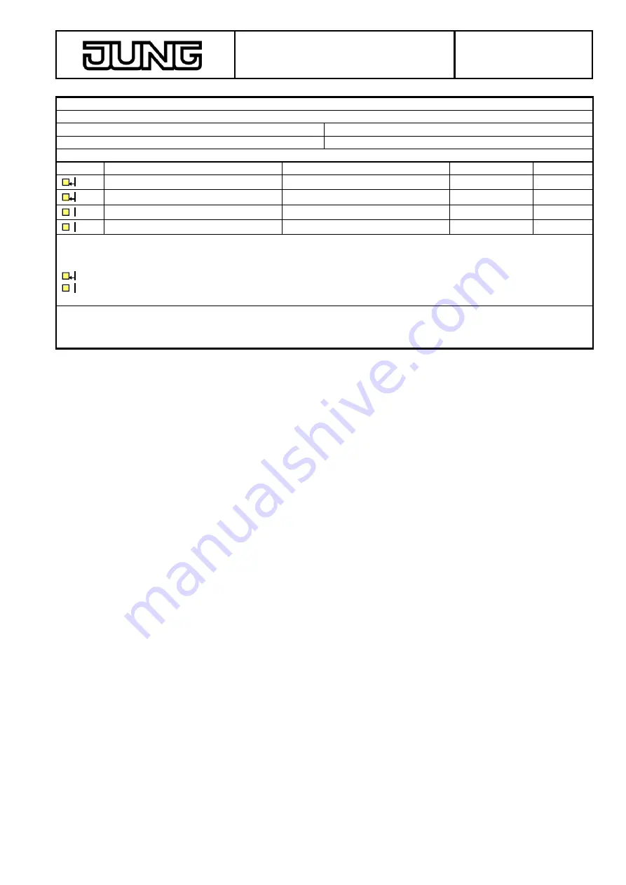 Jung 2072 TSM Product Manual Download Page 8