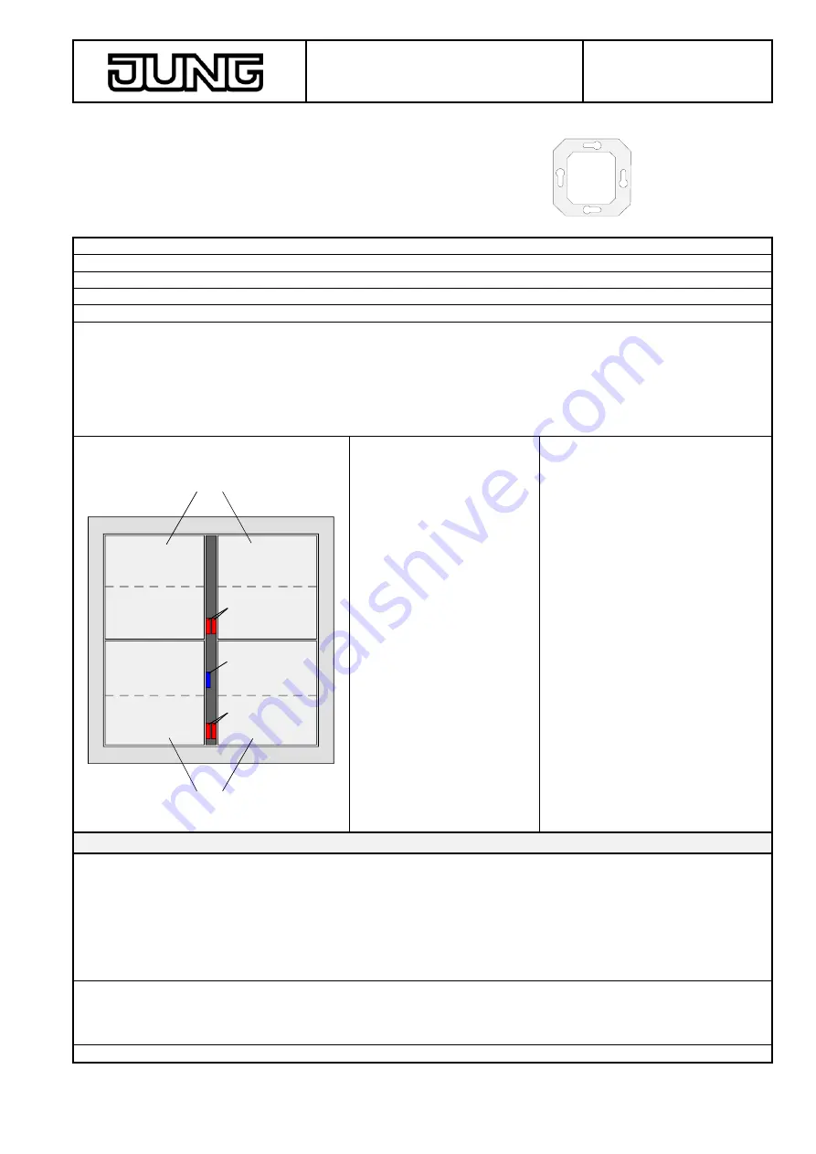 Jung 2074 TSM Product Manual Download Page 1