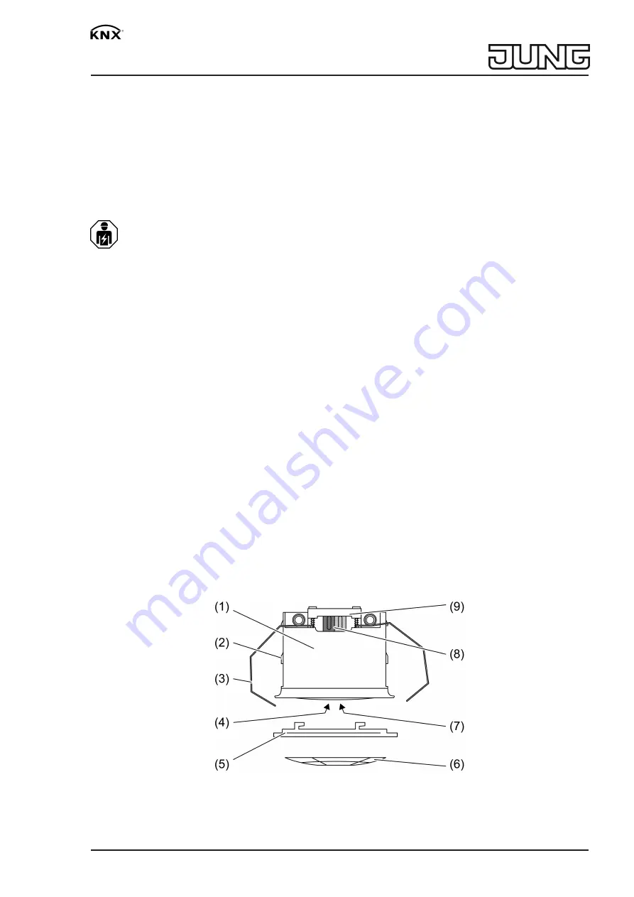 Jung 3361-1MWW Operating Instructions Manual Download Page 1