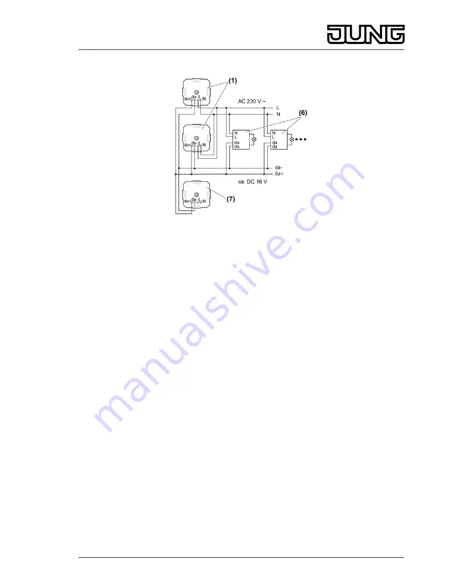 Jung DALI 240 PDPE Operation Manual Download Page 3