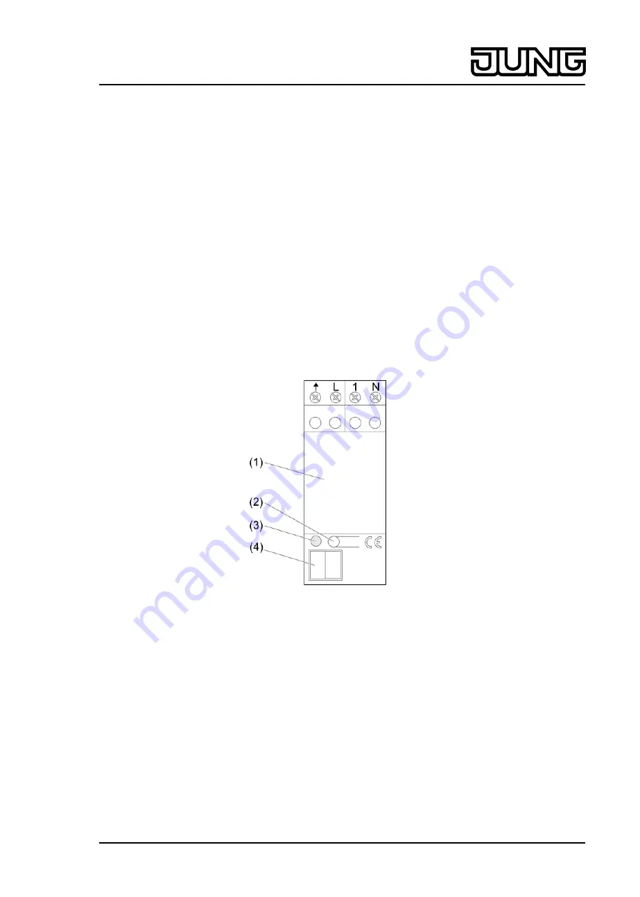 Jung FA 10 REG Operating Instructions Manual Download Page 1