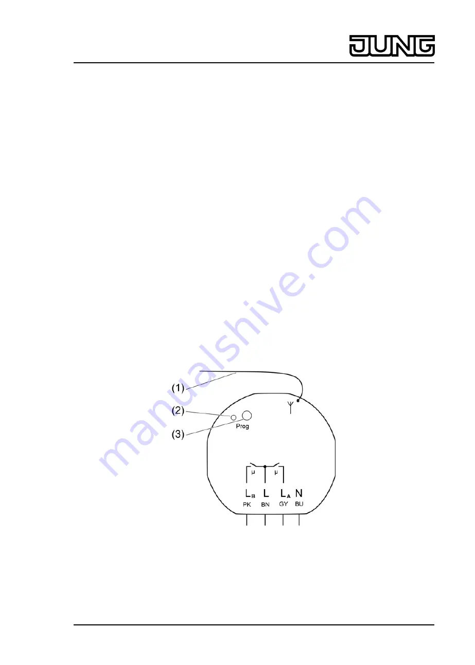 Jung FA 26 UP Operating Instructions Manual Download Page 1