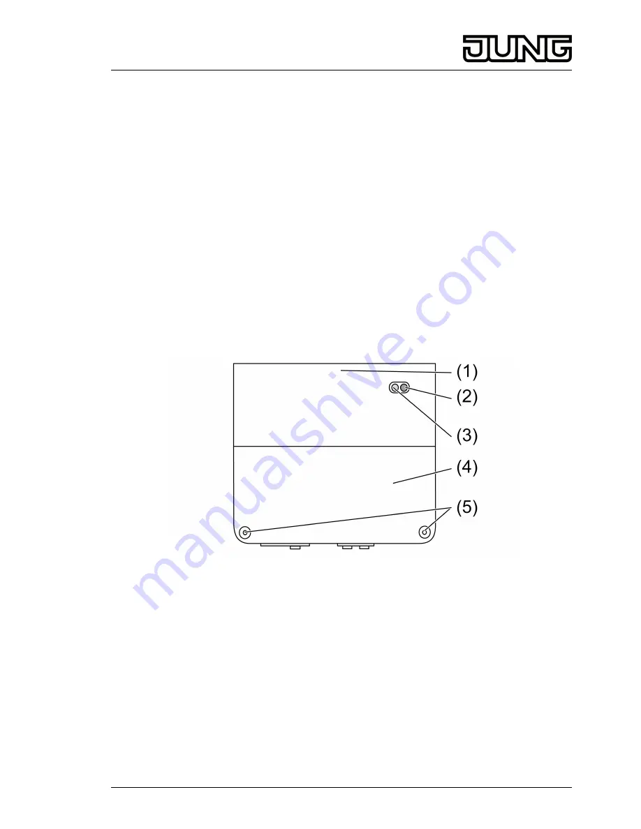 Jung FLW2200WW Operating Instructions Manual Download Page 1