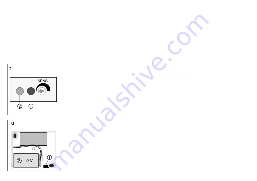 Jung FW180WW Operating Instructions Manual Download Page 12