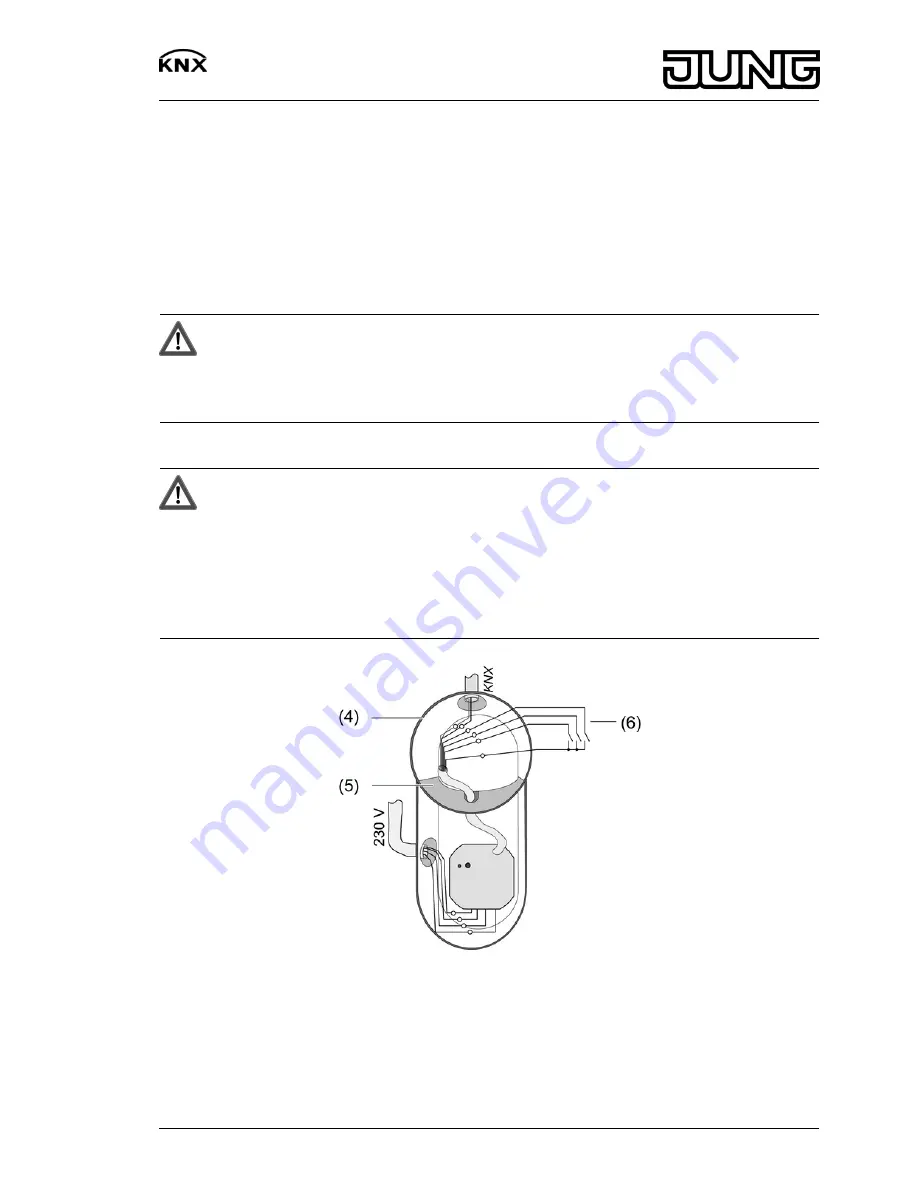 Jung KNX 2531 UP Safety Download Page 3