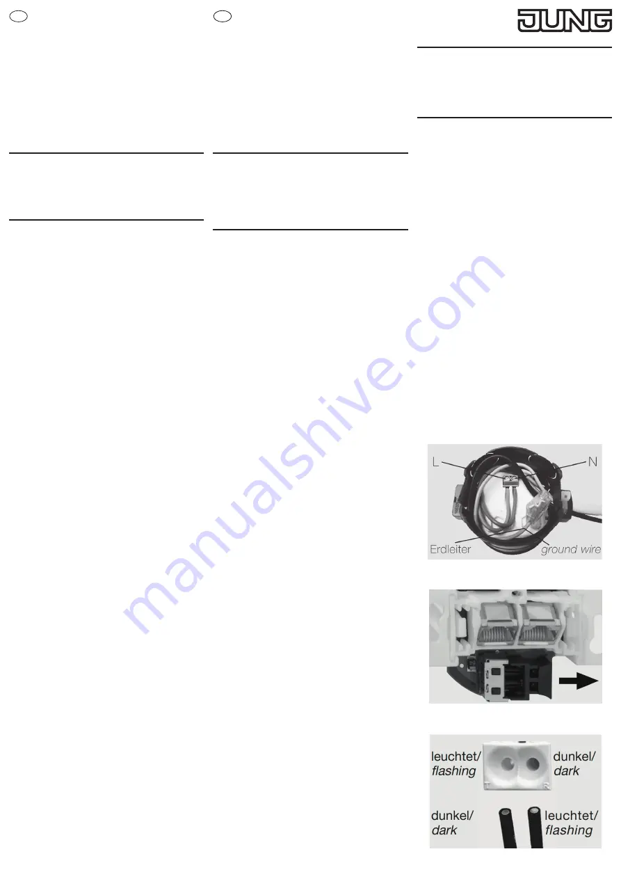 Jung MK-POF-2UAE Quick Manual Download Page 1