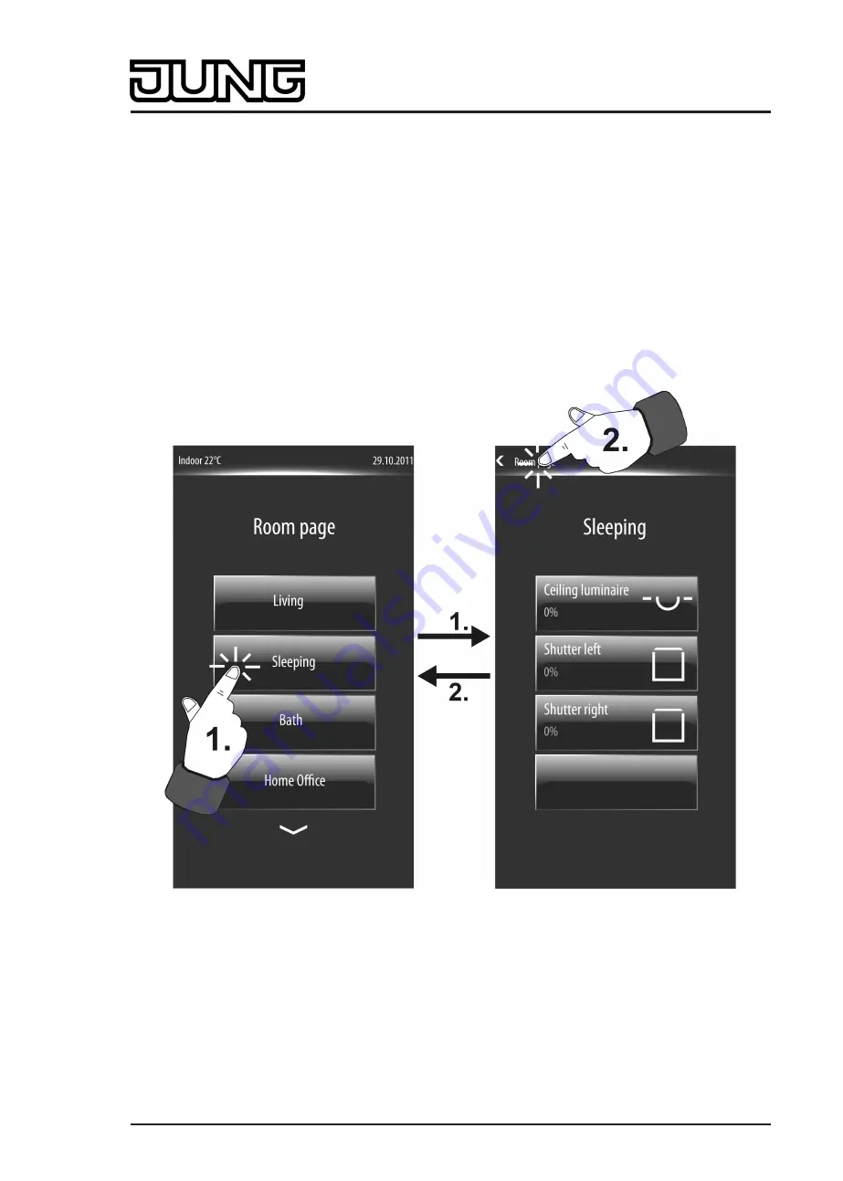 Jung Smart Control SC 1000 KNX Product Documentation Download Page 71