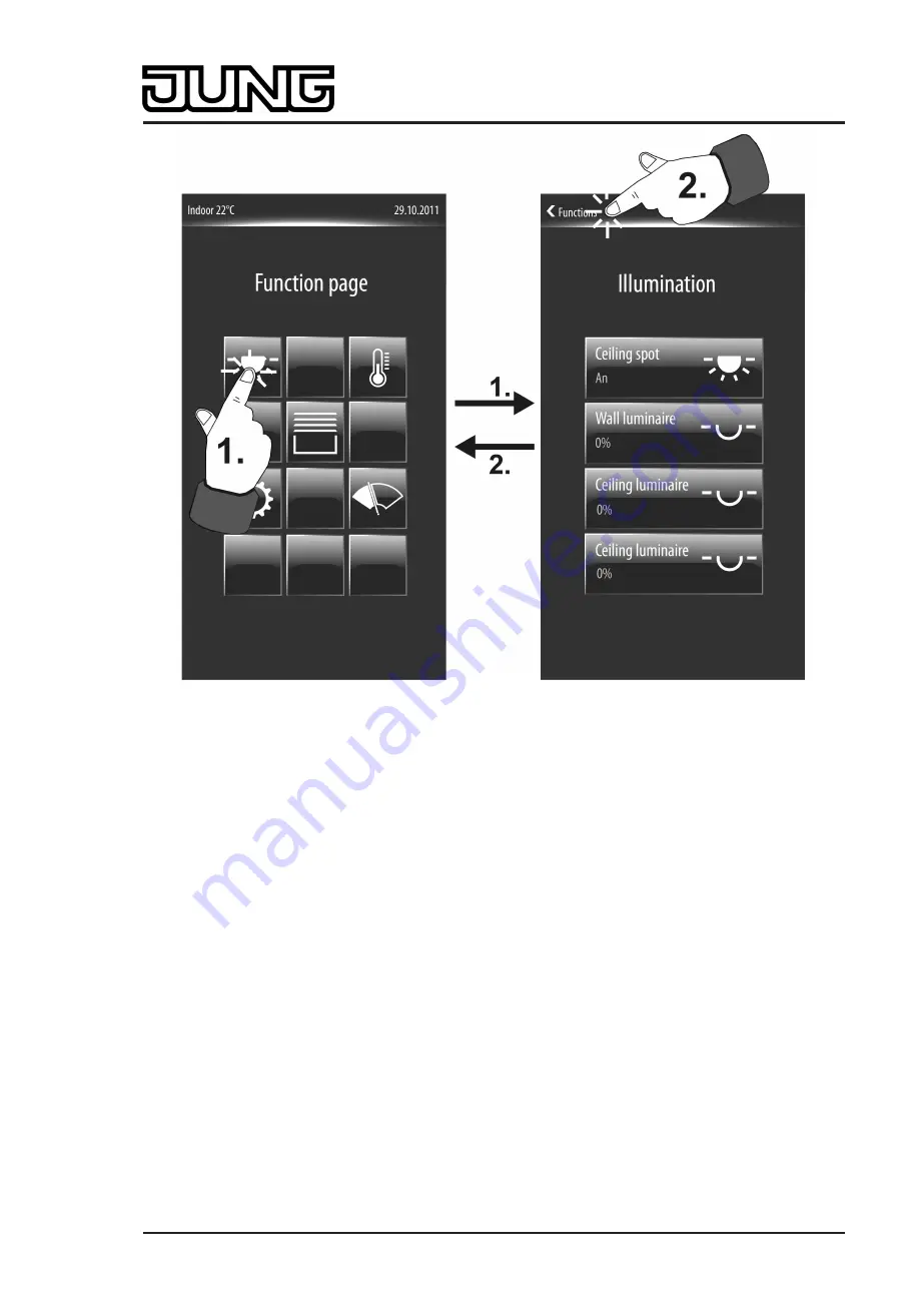 Jung Smart Control SC 1000 KNX Скачать руководство пользователя страница 75