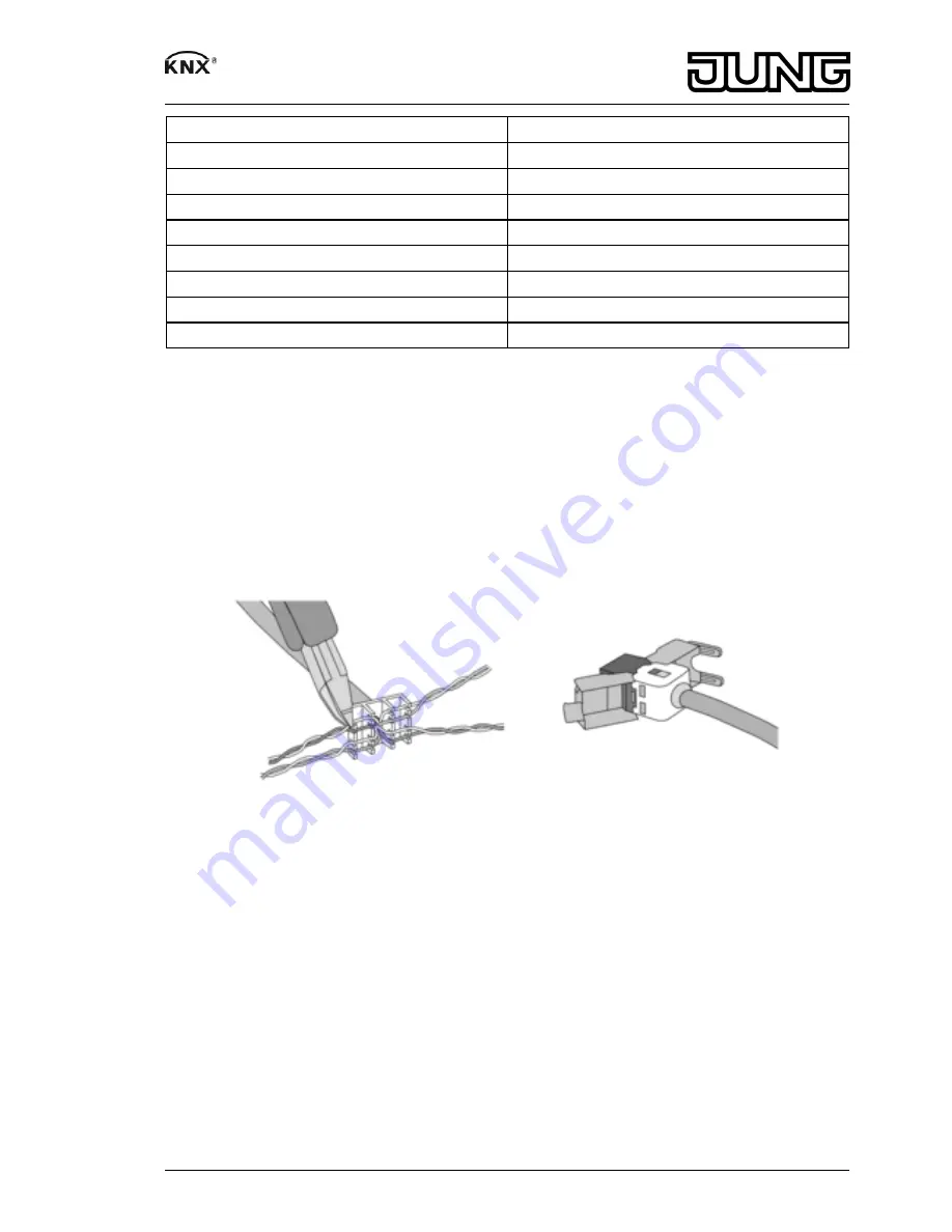 Jung SP 9 KNX Operating Instructions Manual Download Page 8