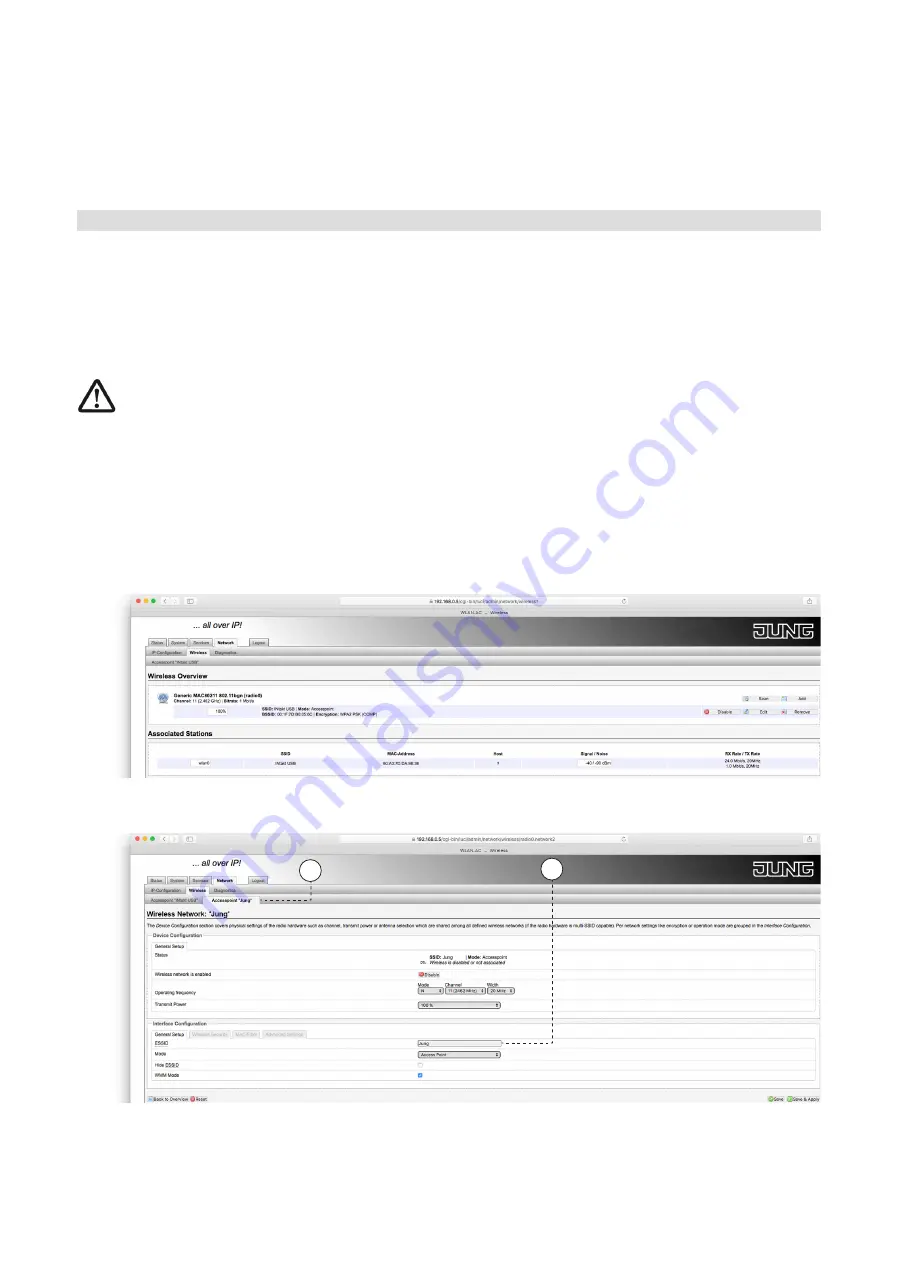 Jung WLAN-AC-POE-UAE Скачать руководство пользователя страница 24