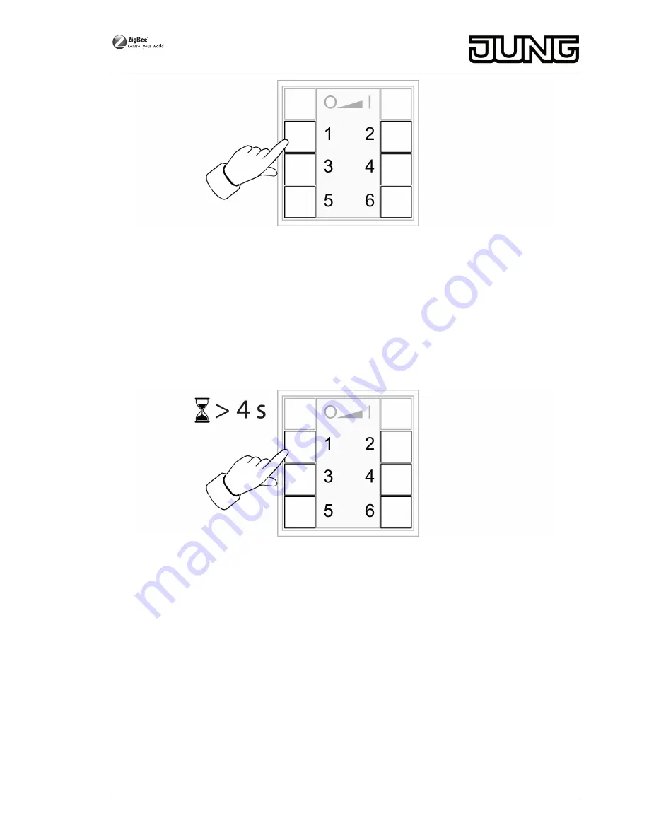 Jung ZLLA5004M Operating Instructions Manual Download Page 3