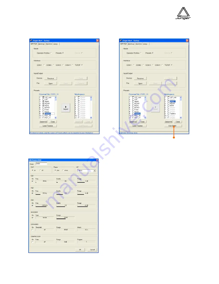 junger MIX4 Operation Manual Download Page 57