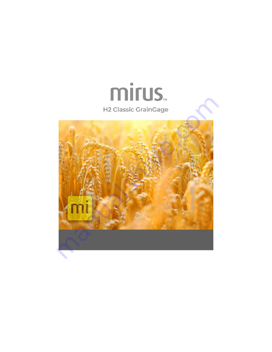 Juniper HarvestMaster mirus H2 User Manual Download Page 120