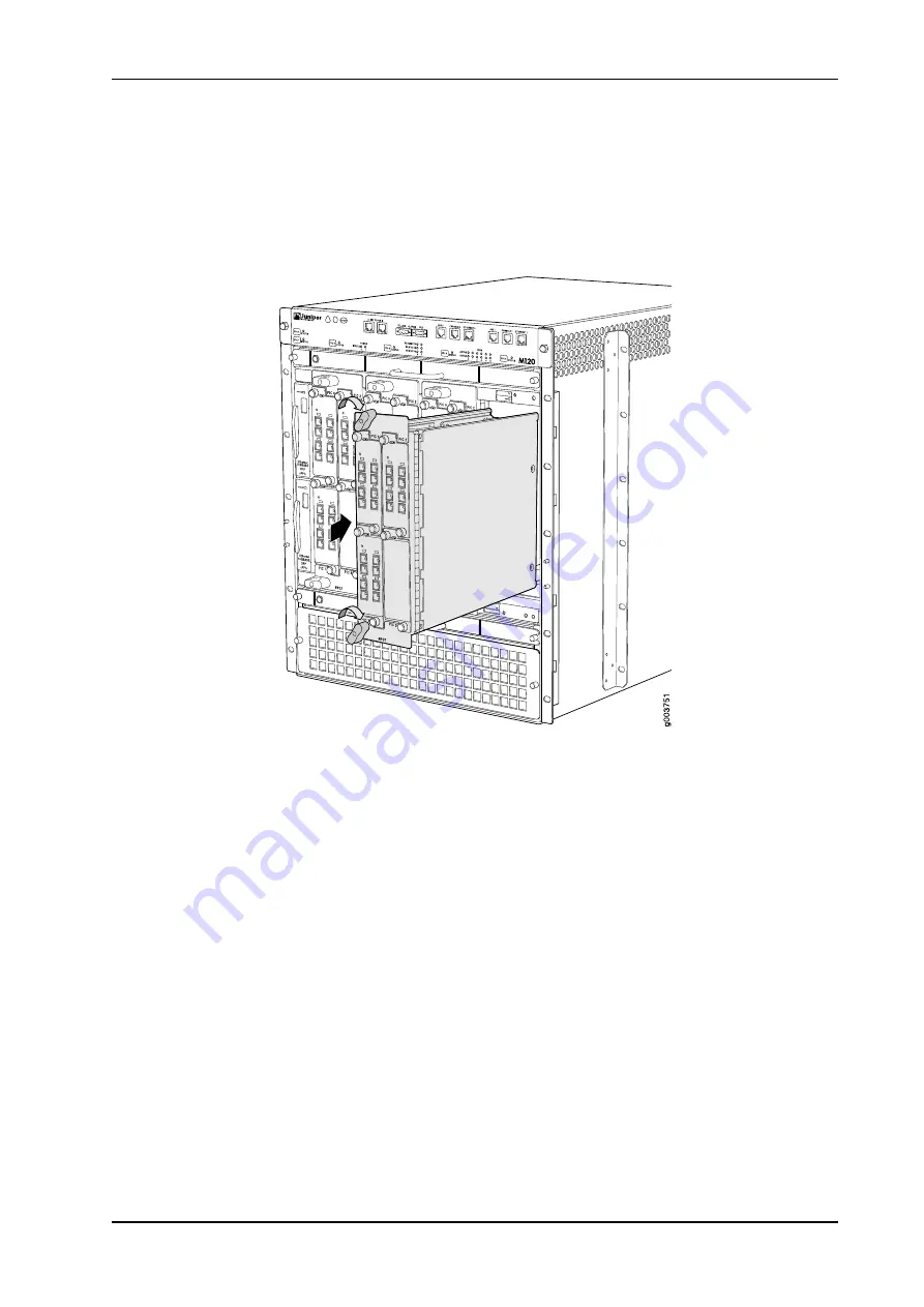 Juniper Juniper Networks Hardware Manual Download Page 184