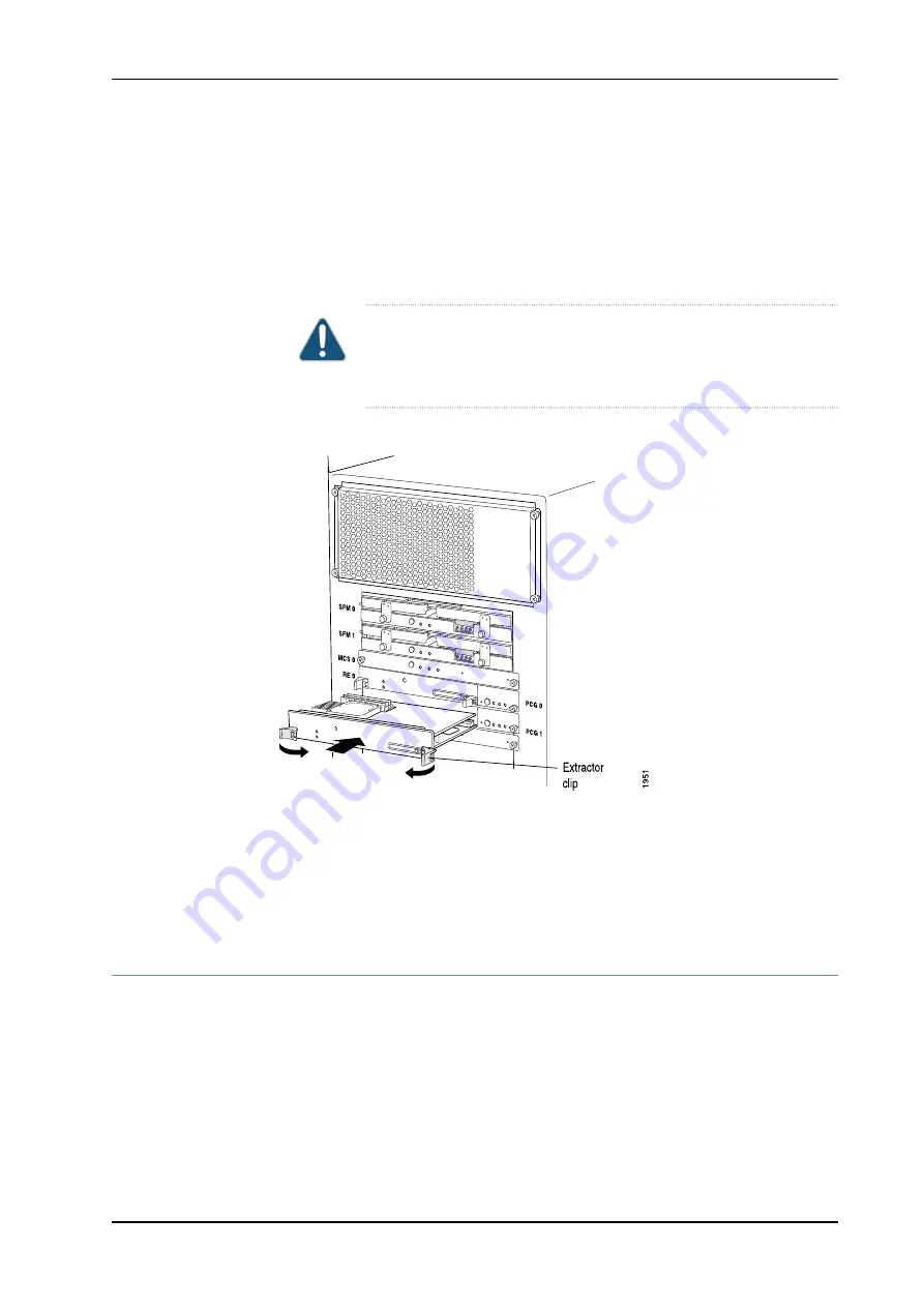 Juniper M40e Hardware Manual Download Page 218