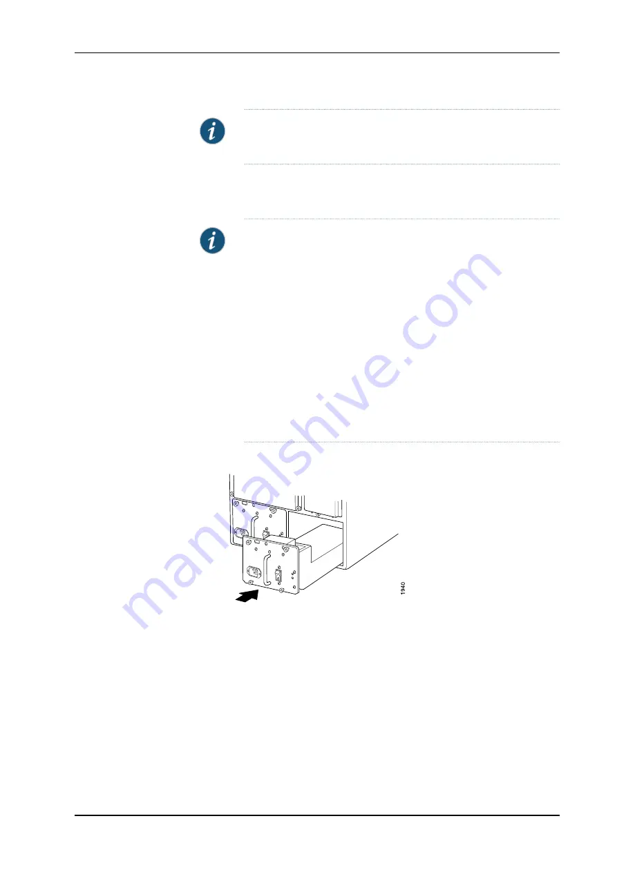 Juniper M40e Hardware Manual Download Page 242