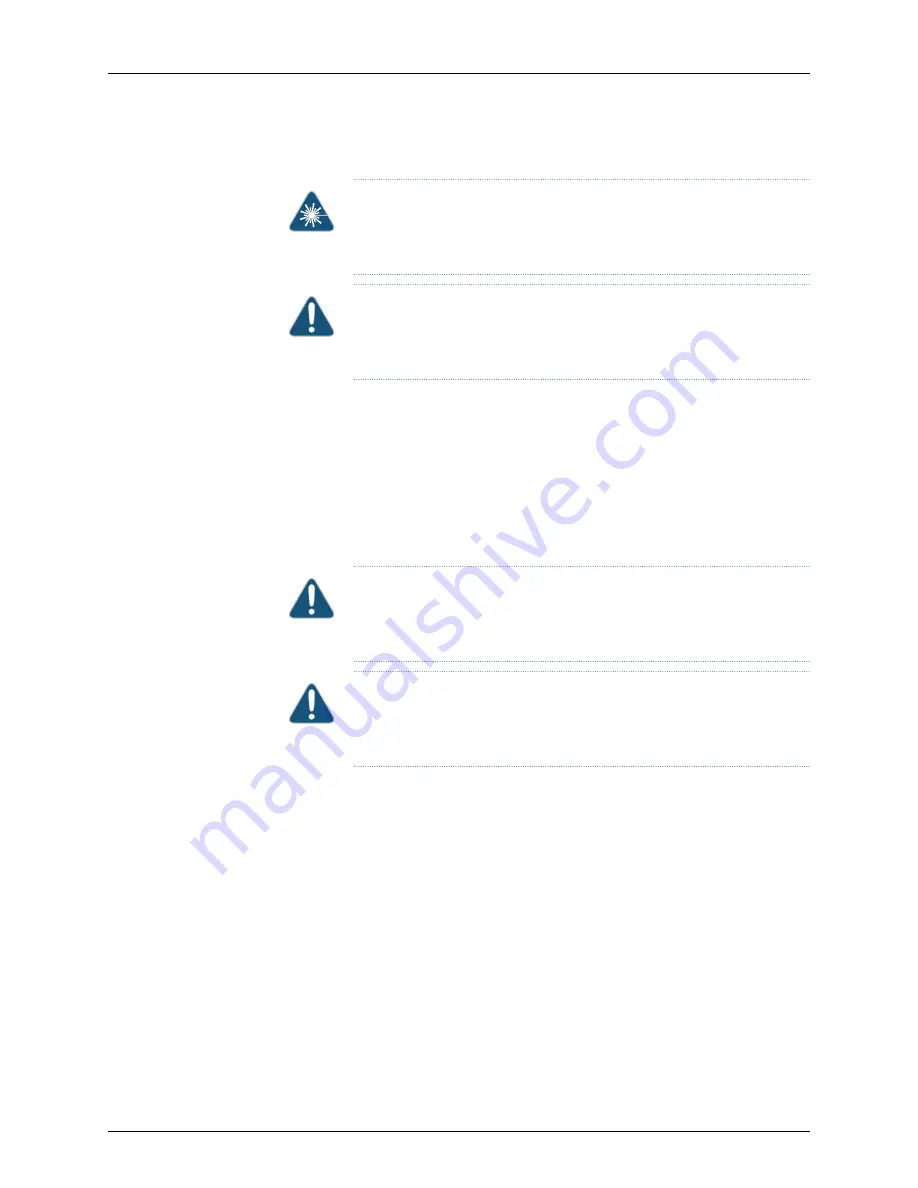 Juniper PTX3000 Quick Start Manual Download Page 17