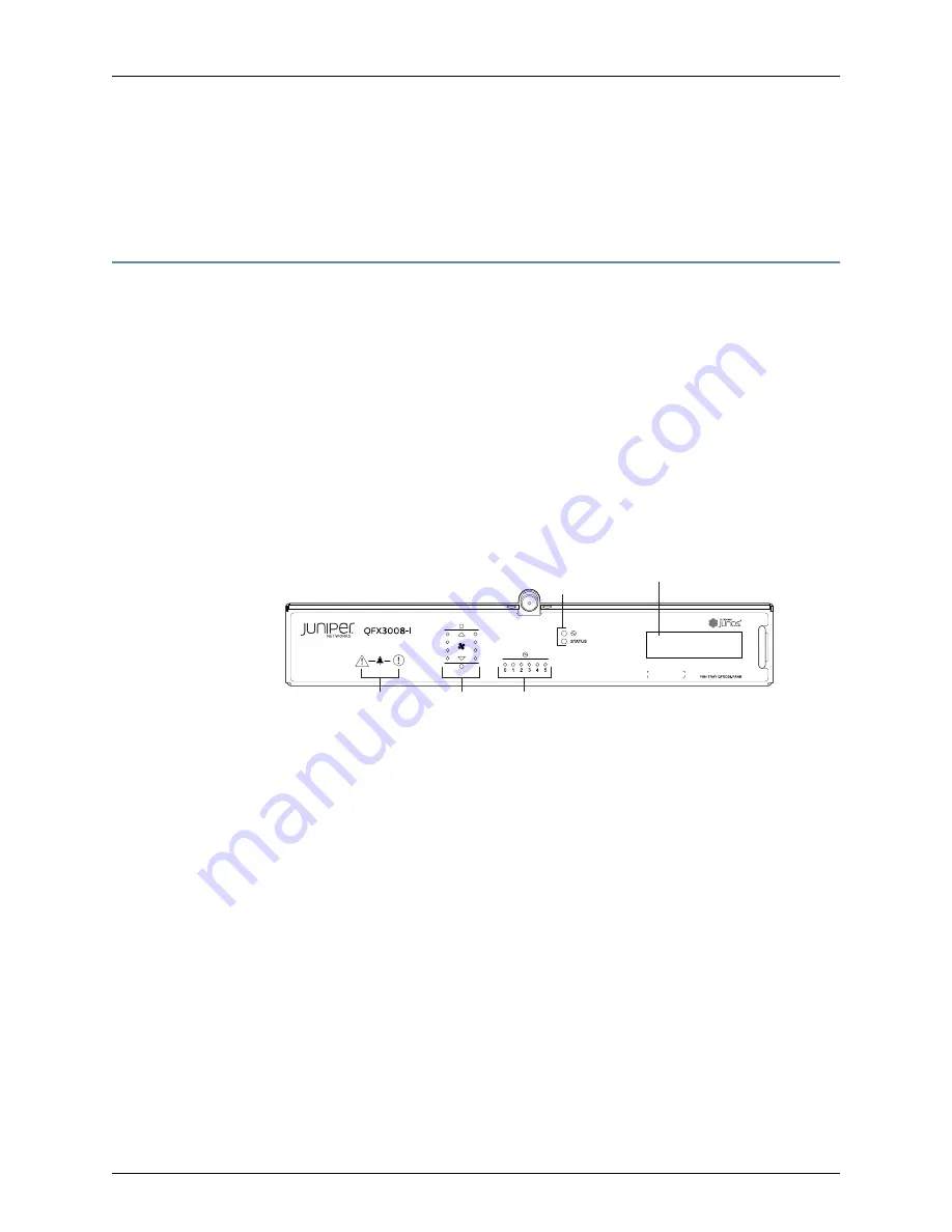 Juniper QFabric QFX3008-I Скачать руководство пользователя страница 69