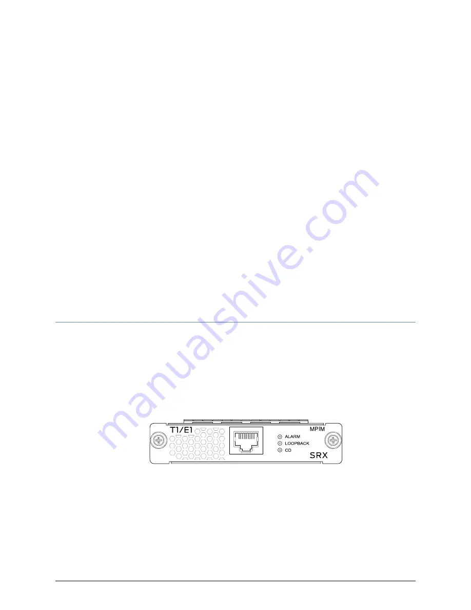 Juniper SRX300 Series User Manual Download Page 37